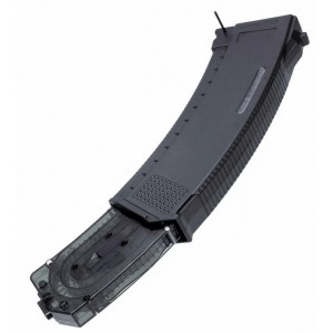 Магазин механический ARCTURUS AK MOD1 200Rds Mid-Cap EMM BLK с окном MAG-M1KE-BK